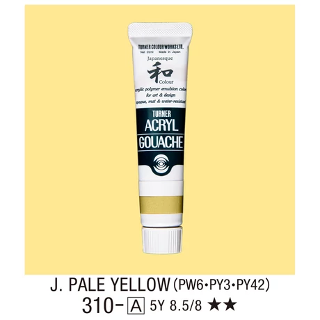 Akrilfesték 20ml Turner - 310 Japan Pale Yellow