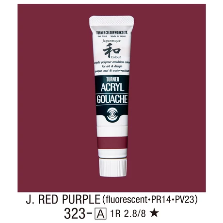 Akrilfesték 20ml Turner - 323 Japan Red Purple
