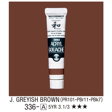 Akrilfesték 20ml Turner - 336 Japan Greyish Brown