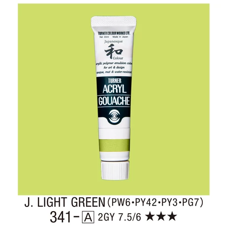 Akrilfesték 20ml Turner - 341 Japan Light Green