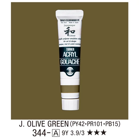 Akrilfesték 20ml Turner - 344 Japan Olive Green