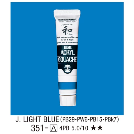 Akrilfesték 20ml Turner - 351 Japan Light Blue