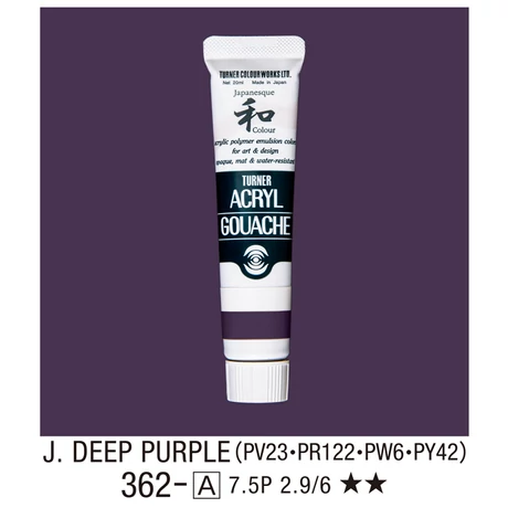 Akrilfesték 20ml Turner - 362 Japan Deep Purple