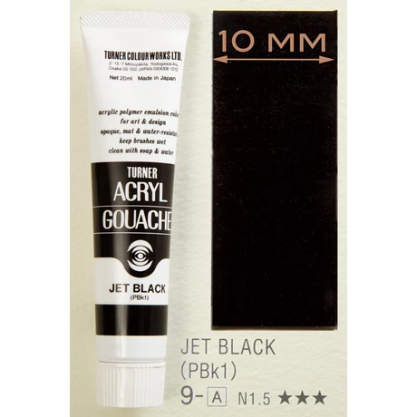 Akrilfesték 20ml Turner - 009 Jet Black