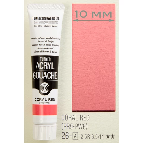 Akrilfesték 20ml Turner - 026 Coral Red