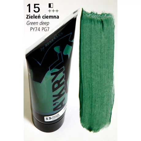 Akrilfesték 200ml Renesans - 15 Deep green