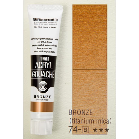 Akrilfesték 20ml Turner - 074 Bronze