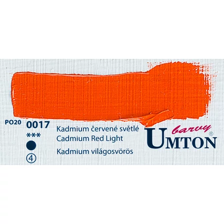 Cadmium Red Light olajfesték 60ml Umton - 0017 Kadmium világosvörös