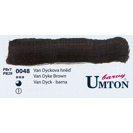 Van Dyke Brown olajfesték 60ml Umton - 0048 Van Dyck barna