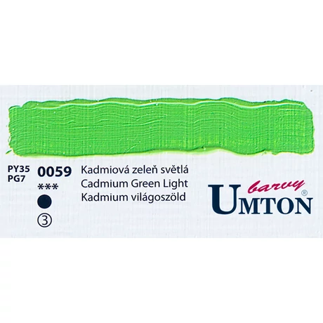 Cadmium Green Light olajfesték 60ml Umton - 0059 Kadmium világoszöld