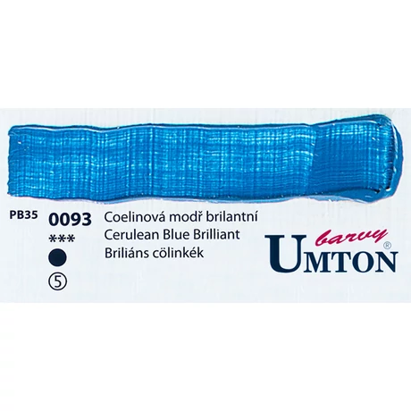 Cerulean Blue Brillant olajfesték 60ml Umton - 0093 Élénk cölinkék