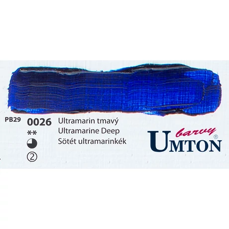 Ultramarine Deep olajfesték 60ml Umton - 0026 Sötét ultramarinkék