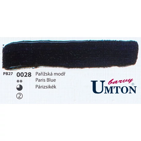 Paris Blue olajfesték 60ml Umton - 0028 Párizsikék