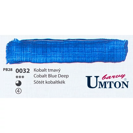 Cobalt Blue Deep olajfesték 60ml Umton - 0032 Sötét kobaltkék