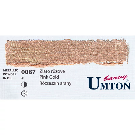 Pink Gold olajfesték 60ml Umton - 0087 Rózsaszín arany