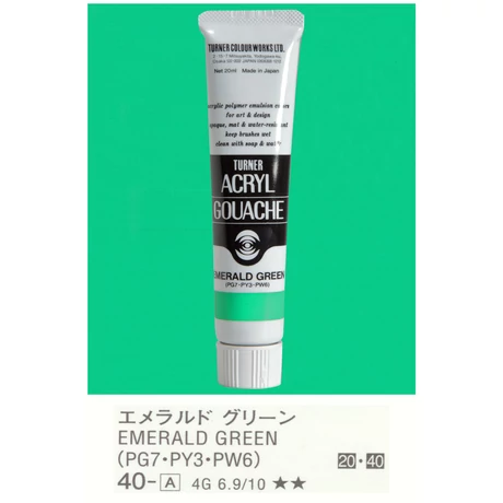 Akrilfesték 20ml Turner - 040 Emerald Green