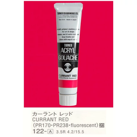 Akrilfesték 20ml Turner - 122 Current Red