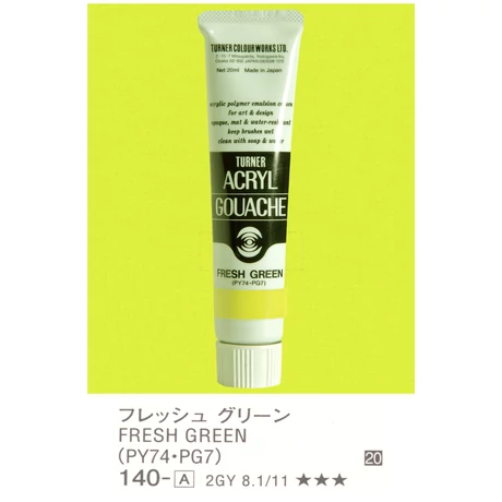 Akrilfesték 20ml Turner - 140 Fresh Green