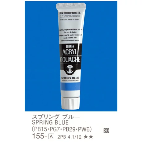 Akrilfesték 20ml Turner - 155-A Spring Blue