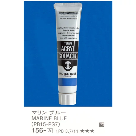 Akrilfesték 20ml Turner - 156 Marine Blue