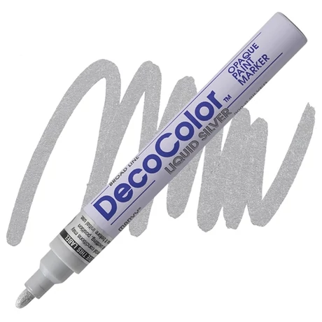 DecoColor lakkfilc vastag Marvy 300S - Silver