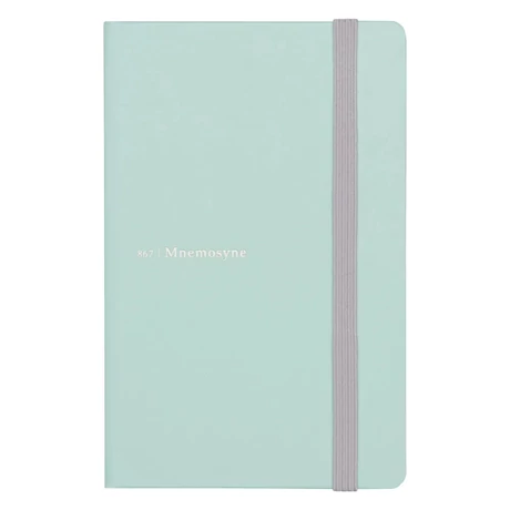 Mnemosyne Journal A6/80lap 6,5mm vonalas Maruman - Mint green