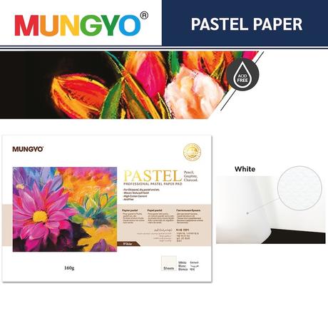  Pasztelltömb A3/20lap 160g White Mungyo