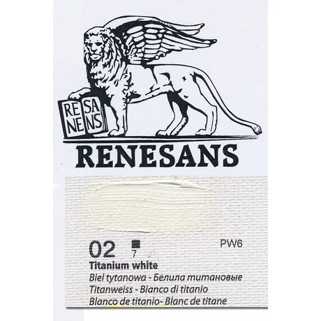 Olajfesték 200ml BLUR Renesans - 02 Titanium white