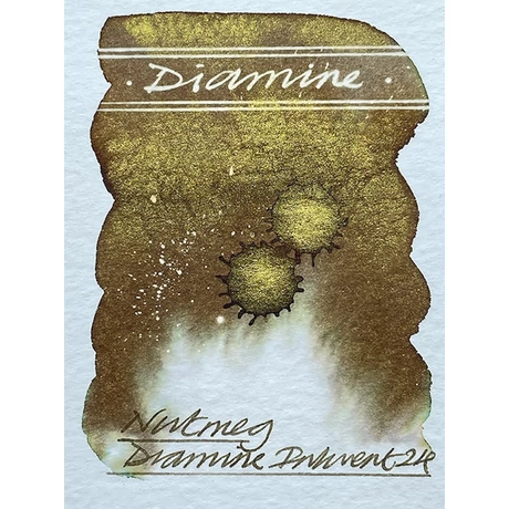 Töltőtolltinta 50ml BLack E. Shimmer Diamine - Nutmeg