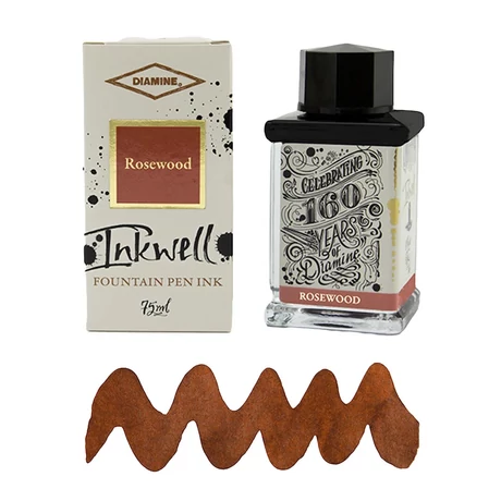 Inkwell töltőtolltinta 75ml Diamine - Rosewood