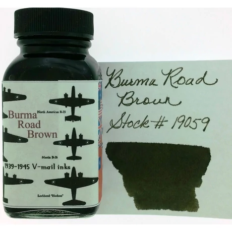 Töltőtolltinta 85ml Noodlers - 19059 V-Mail Burma Road Brown