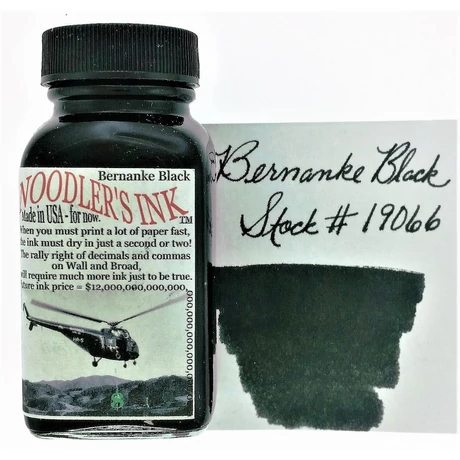 Töltőtolltinta 85ml Noodlers - 19066 Bernanke Black