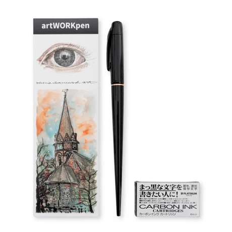 artWORKpen töltőtoll Carbon tintához Platinum - EF heggyel