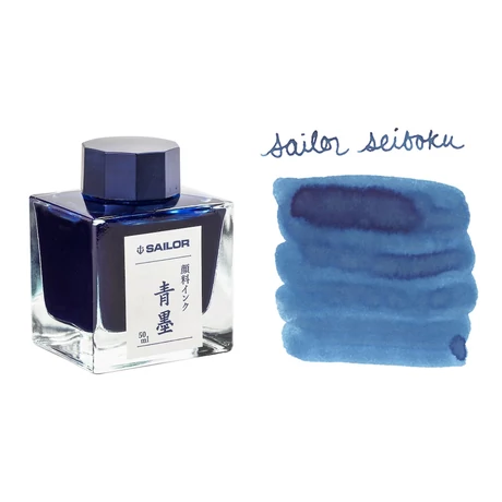 Seiboku töltőtolltinta 50ml Dark blue pigment Sailor 