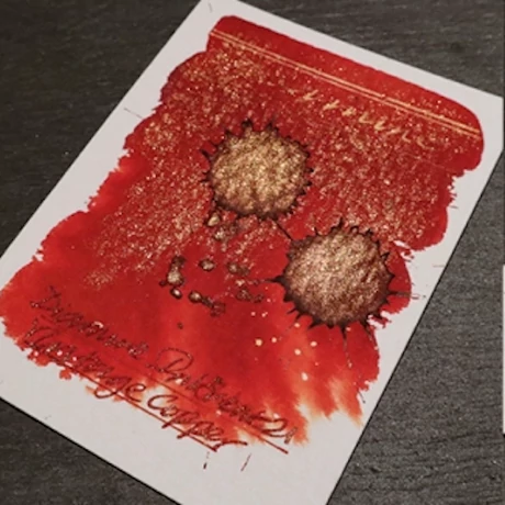 Töltőtolltinta 50ml R.E. Shimmer Diamine - Vintage Copper