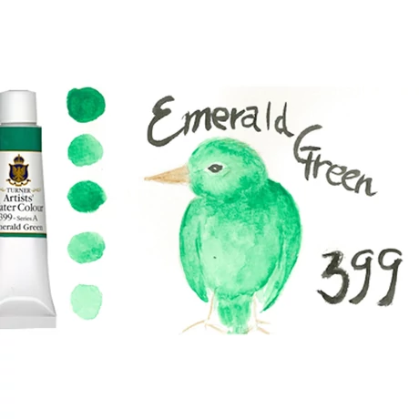 Akvarell 15ml Turner Artists - 399 Emerald green