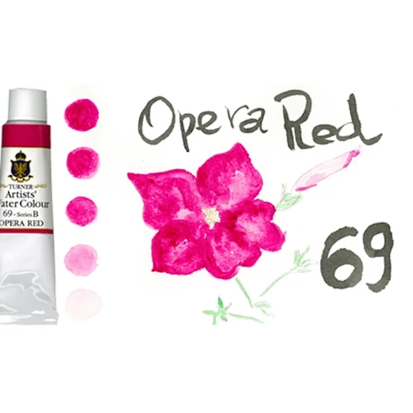 Akvarell 15ml Turner Artists - 69 Opera Rose