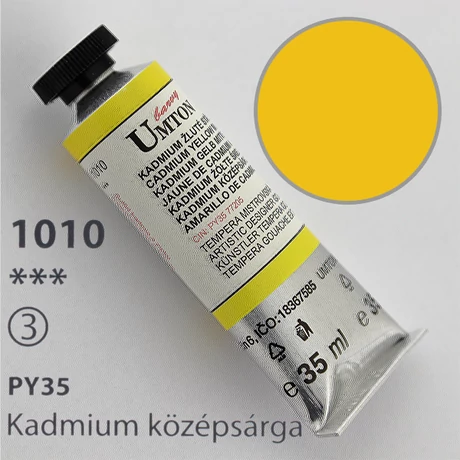 Gouache 35ml Umton - 1010 Kadmium középsárga