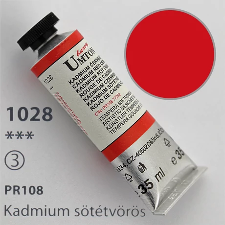 Gouache 35ml Umton - 1028 Kadmium sötétvörös