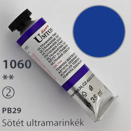 Gouache 35ml Umton - 1060 Söét ultramarinekék