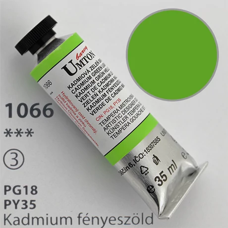 Gouache 35ml Umton - 1066 Kadmium fényeszöld