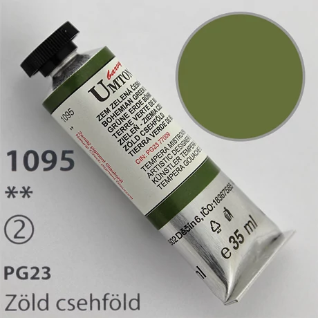Gouache 35ml Umton - 1095 Zöld csehföld