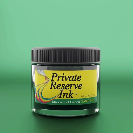 Fast Dry töltőtolltinta 60ml Private Reserve Ink - Sherwood Green