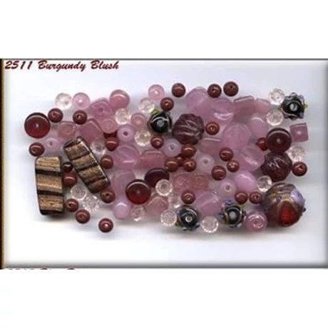 Gyöngy szett Jesse James - 2511 Burgundy Blush
