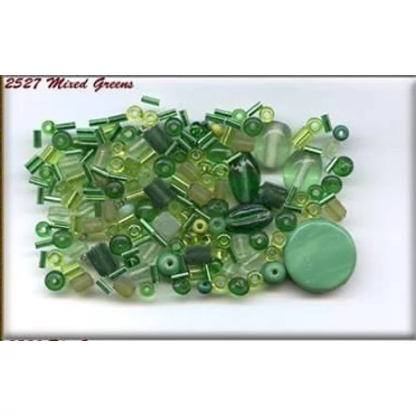 Gyöngy szett Jesse James - 2527 Mixed Green