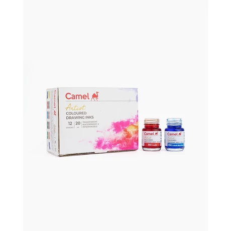 Rajztinta 12x20ml pigment Camel