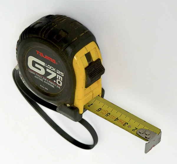 GL25-70EB-EUR mérőszalag 7m/25mm gumis Tajima G-Lock (G5P70MYD)