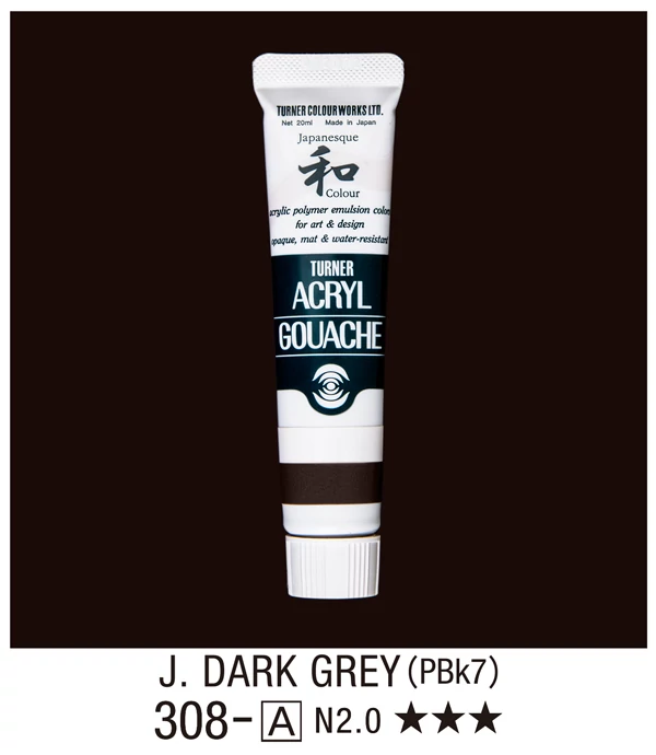 Akrilfesték 20ml Turner - 308 Japan Dark Grey