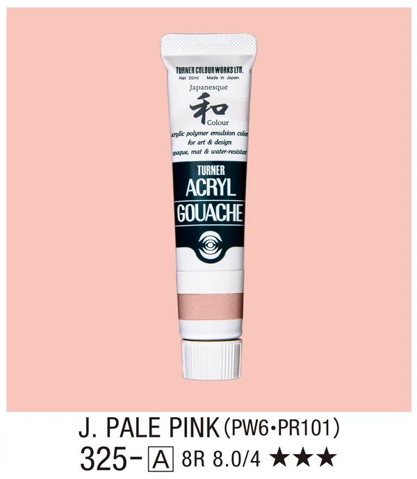 Akrilfesték 20ml Turner - 325 Japan Pale Pink
