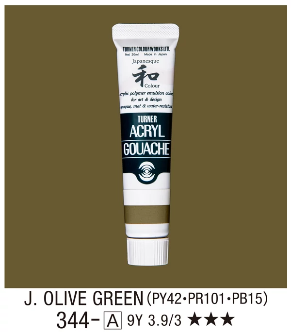 Akrilfesték 20ml Turner - 344 Japan Olive Green